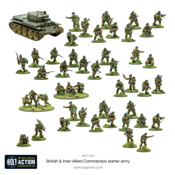 Bolt Action: British & Inter-Allied Commandos Starter Army